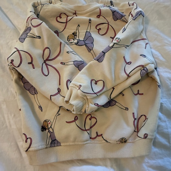 Zara girls Printed Ballerina Sweatshirt - Picture 2 of 7